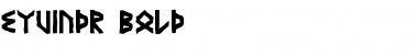 Download Eyvindr Bold Font Title Preview