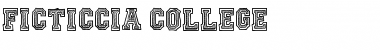 Download Ficticcia College Regular Font Title Preview
