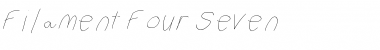 Download Filament Serie Four Font Title Preview
