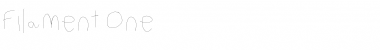 Download Filament Serie One Font Title Preview