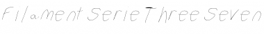 Download Filament Serie Three Font Title Preview