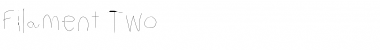 Download Filament Serie Two Font Title Preview
