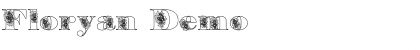 Download Floryan Demo Font Title Preview