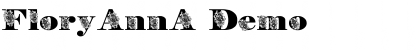Download FloryAnna Demo Font Title Preview