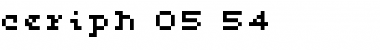 Download ceriph 05_54 Regular Font Title Preview