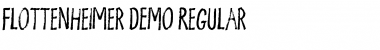 Download Flottenheimer DEMO Regular Font Title Preview