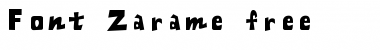 Download Font-Zarame-free Regular Font Title Preview
