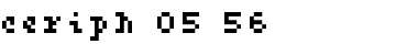 Download ceriph 05_56 Regular Font Title Preview