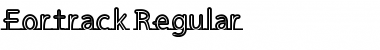 Download Fortrack Regular Font Title Preview