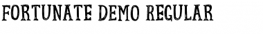 Download Fortunate DEMO Regular Font Title Preview