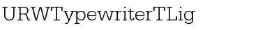 Download URWTypewriterTLig Regular Font