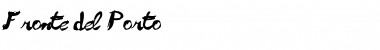 Download Fronte del Porto Regular Font Title Preview