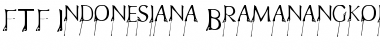 Download FTF Indonesiana Bramanangkoe Regular Font Title Preview