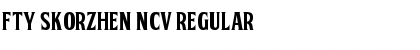 Download FTY SKORZHEN NCV Regular Font Title Preview