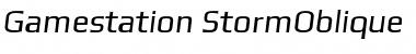 Download Gamestation Storm Oblique Italic Font