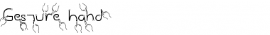Download Gesture Regular Font Title Preview