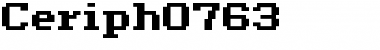 Download ceriph 07_63 Regular Font Title Preview