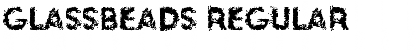 Download glassbeads Regular Font Title Preview