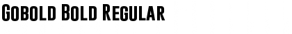 Download Gobold Bold Regular Font Title Preview