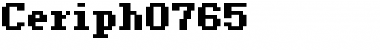 Download ceriph 07_65 Regular Font Title Preview
