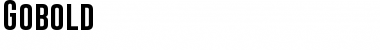 Download Gobold Regular Font Title Preview