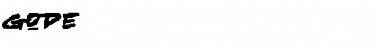 Download Gode Regular Font Title Preview