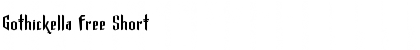 Download Gothickella Free Short Font Title Preview