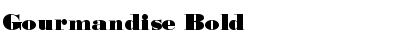 Download Gourmandise Bold Font Title Preview
