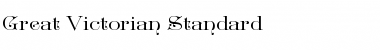 Download Great Victorian Standard Regular Font Title Preview