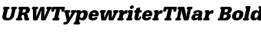 Download URWTypewriterTNar Font