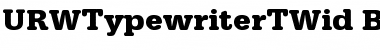 Download URWTypewriterTWid Font