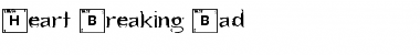 Download Heart Breaking Bad Regular Font Title Preview