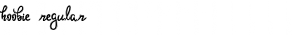Download Hoobie Regular Font Title Preview