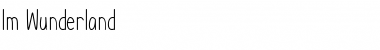 Download Im Wunderland Regular Font Title Preview