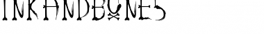Download inkandbones Regular Font Title Preview