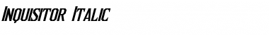 Download Inquisitor Italic Font Title Preview