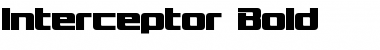 Download Interceptor Bold Font Title Preview
