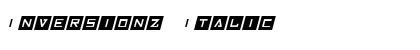 Download Inversionz Italic Font Title Preview