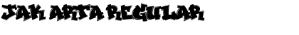 Download JAK ARTA Regular Font Title Preview