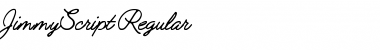 Download Jimmy Script Regular Font Title Preview