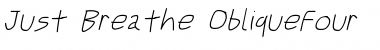 Download Just Breathe Obl4 Font Title Preview