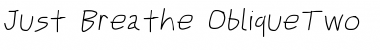 Download Just Breathe Obl2 Font Title Preview