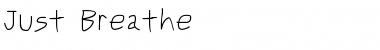 Download Just Breathe Regular Font Title Preview