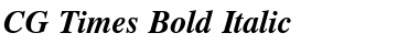 Download CG Times Bold Italic Font