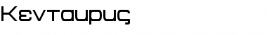 Download Kentaurus Regular Font Title Preview