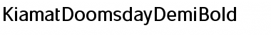 Download Kiamat Doomsday Demi Bold Regular Font Title Preview