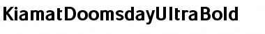 Download Kiamat Doomsday Ultra Bold Regular Font Title Preview