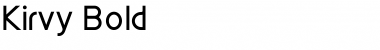 Download Kirvy Bold Font Title Preview