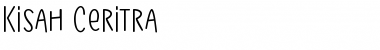 Download Kisah Ceritra Regular Font Title Preview
