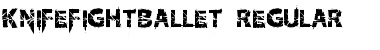 Download Knife Fight Ballet Regular Font Title Preview